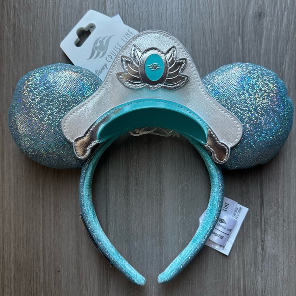 Disney Cruise Line (DCL) 25th Silver Anniversary Loungefly Ears - Picture 1 of 2